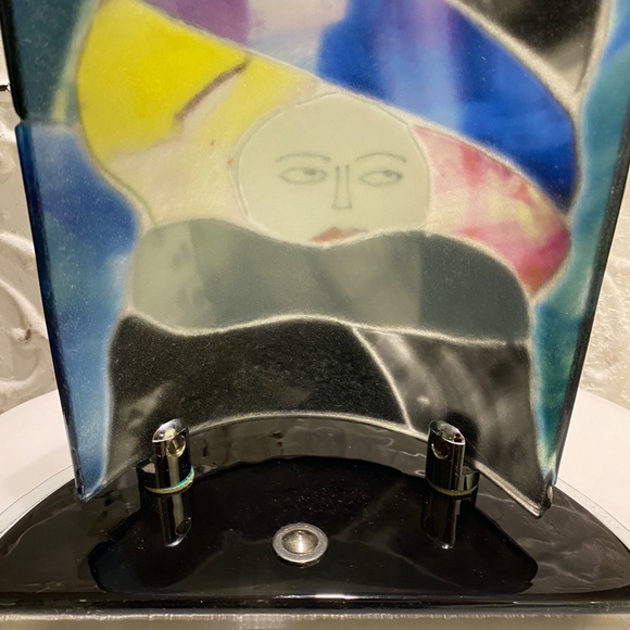 ✨Sebino Arte Italy Fused Art Glass Lamp - Handcrafted Beauty ✨ - Picture 9 of 10